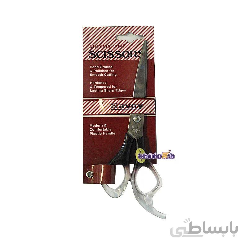 قیچی اداری متوسط دسته عسلی savoy