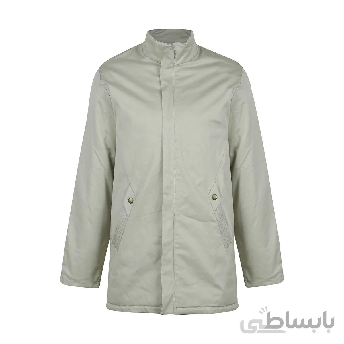 کاپشن کتان مردانه پشت چاکدار