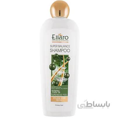 شامپو مناسب موهاي چرب الارو مدل Super Balance ظرفیت 400 میلی لیتر ا Ellaro Oily Hair Shampoo 400 ml