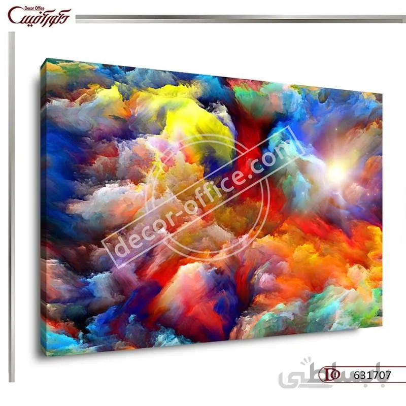 تابلو دکوراتیو انتزاعی 1707 ا Buy abstract decorative paintings 1707
