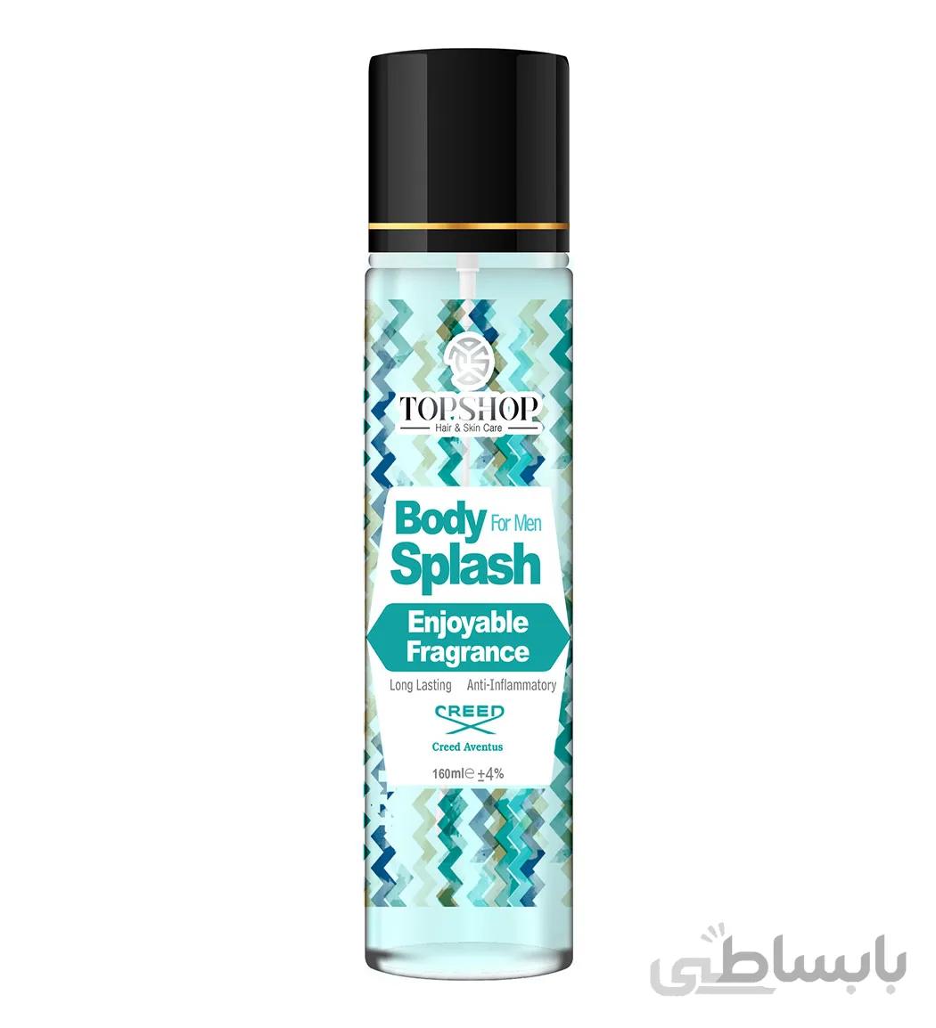 بادی اسپلش مردانه مدل Creed Aventus حجم 160 میلی لیتر تاپ شاپ ا Topshop Creed Aventus Mans Body Splash 160ml