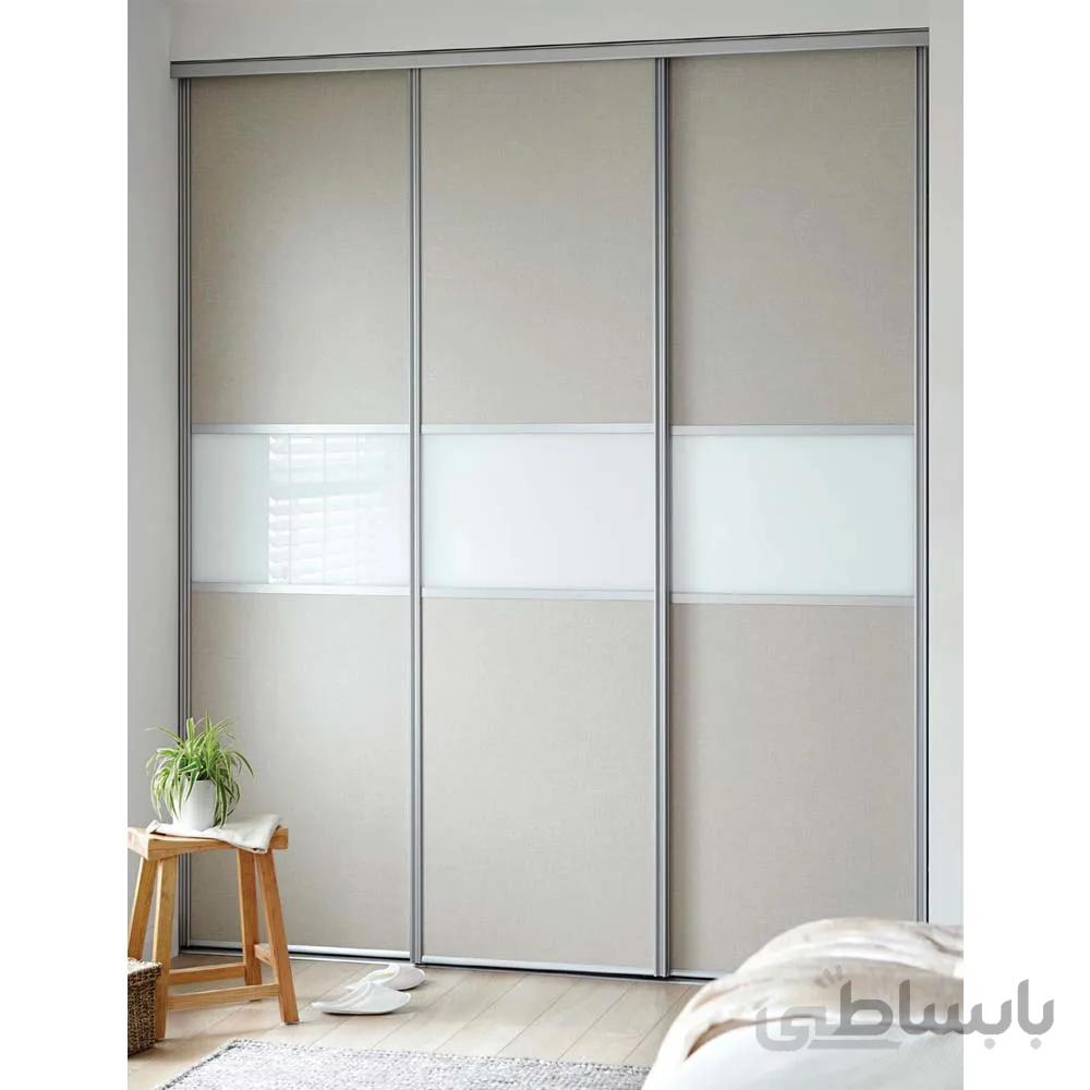 مکانیزم تاپ لاین توکار اسلیم سه درب ملونی مشکی و نقره ای