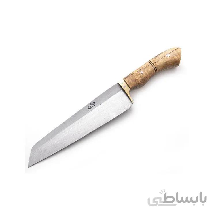 چاقو راسته تیغه فولاد استاد جوزی