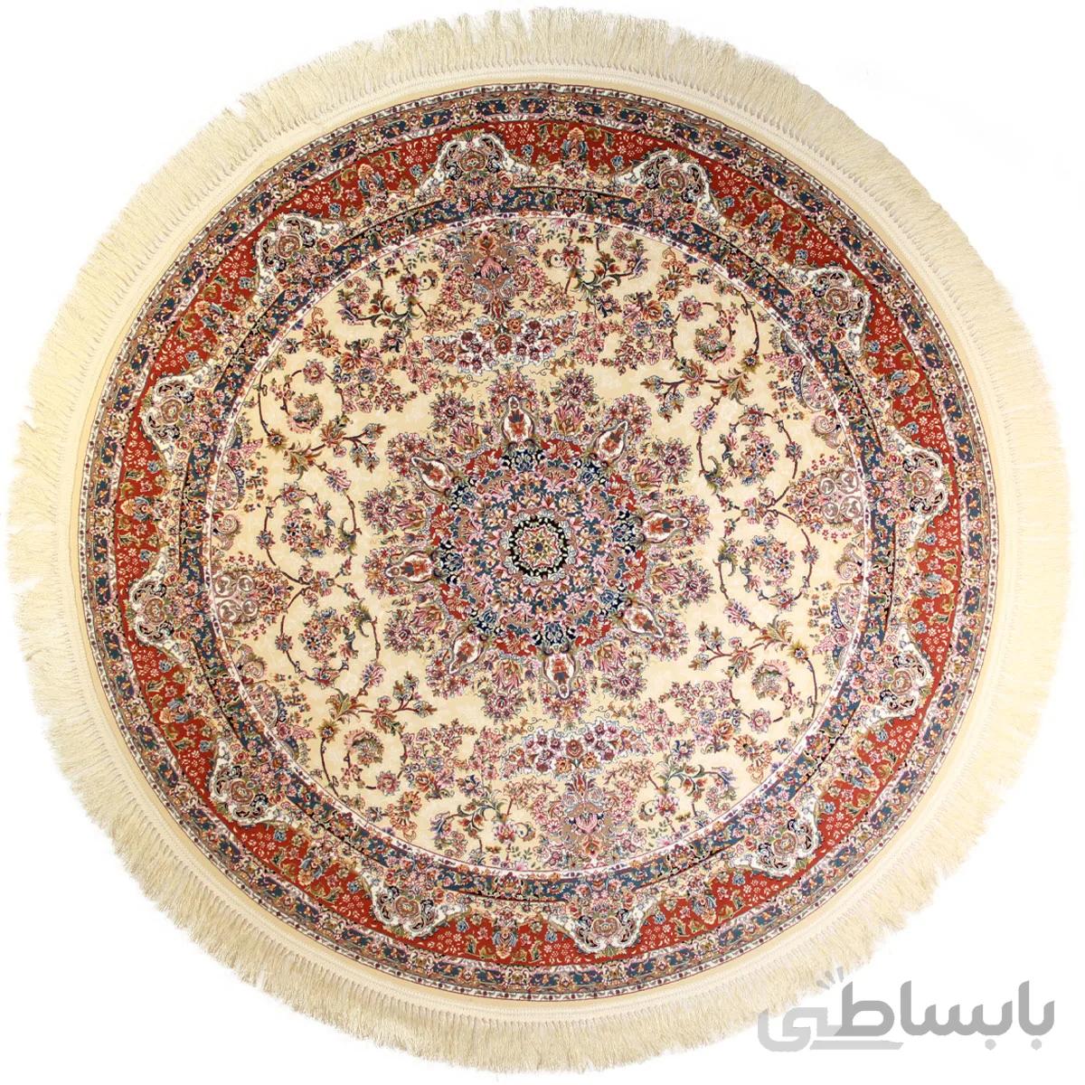 فرش ماشینی 1200 شانه 3600 تراکم گرد بهشتی کد 1354