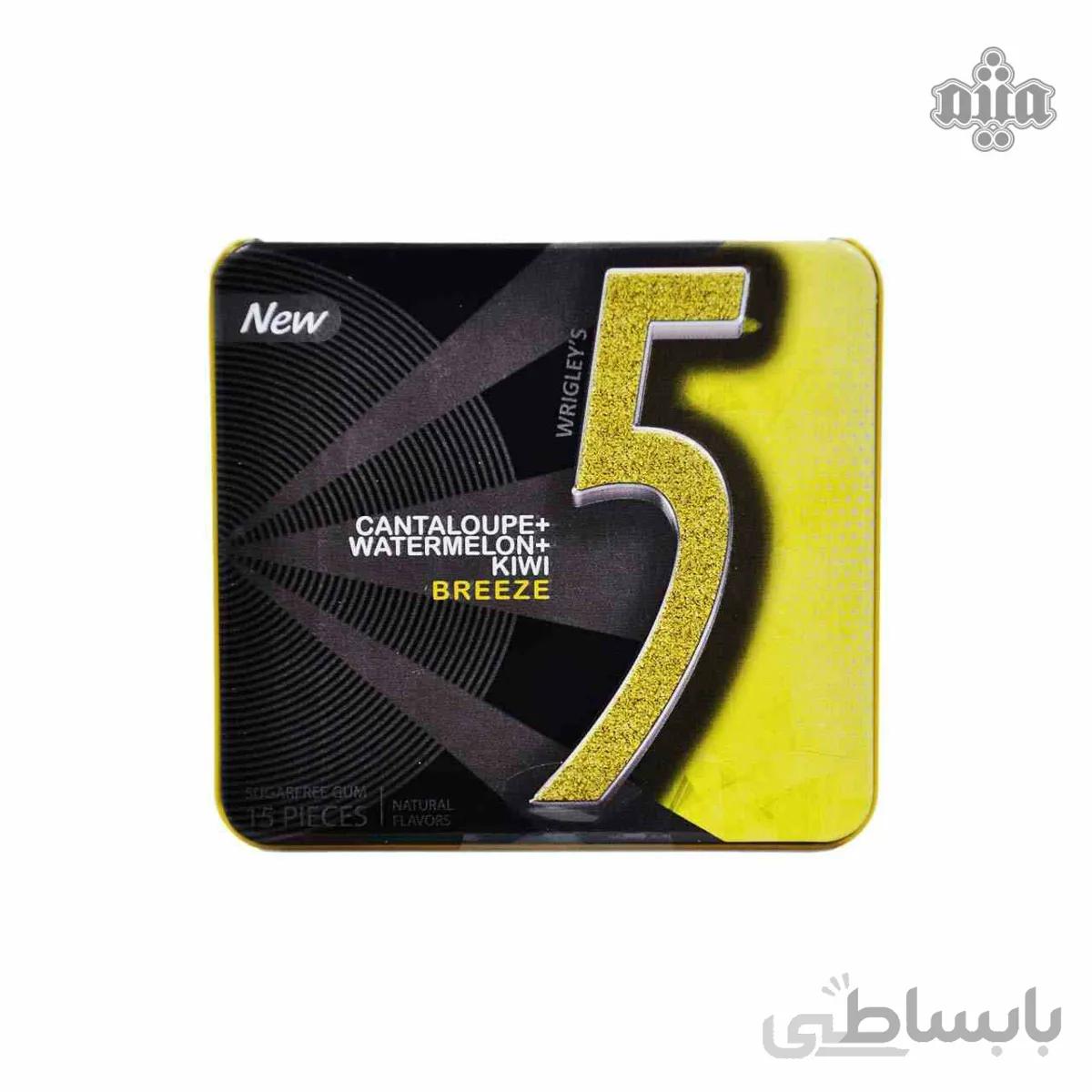 آدامس 5فلزی طالبی هندوانه کیوی