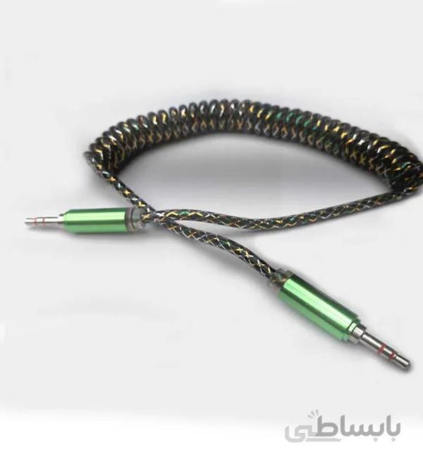 کابل aux فنری فلزی برند اسکار مدل C312