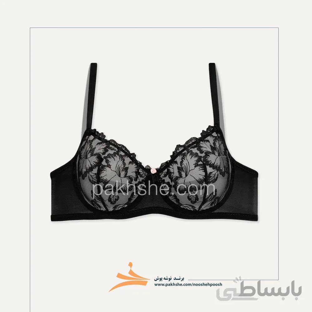 سوتین مشکی تک تورگاز برند نوشه پوش کد 20259