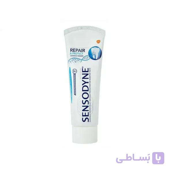 خمیر دندان سنسوداین مدل ترمیم کننده Repair & Protect حجم ۷۵ میلی لیتر ا Sensodyne Repair & Protect Toothpaste 75ml کد 330138