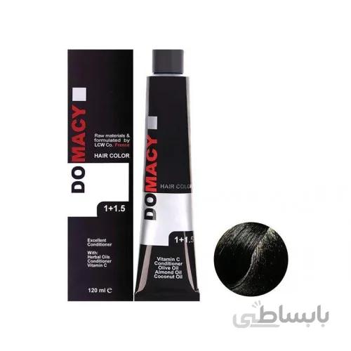 رنگ مو دوماسی سری طبیعی شماره 4.00 حجم 120 میلی لیتر رنگ قهوه ای متوسط اکسترا