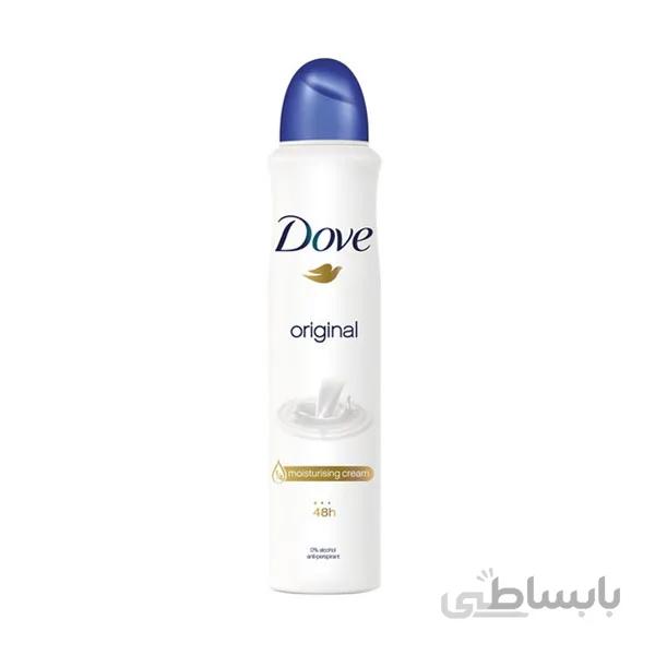 اسپری دئودورانت Orginal داو 150 میل ا Dove Original Deo Spray 150ml