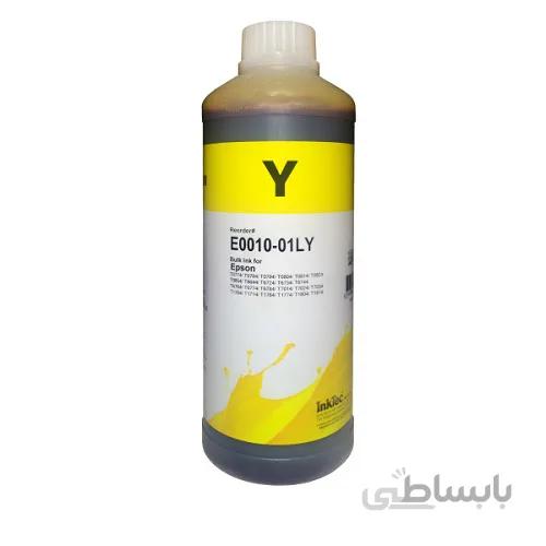 جوهر یک لیتری اینکتک زرد پرینتر اپسون InkTec 1Litre Yellow Epson