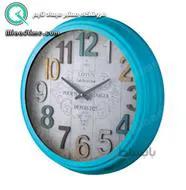 ساعت دیواری فلزی لوتوس 16012 آبی
