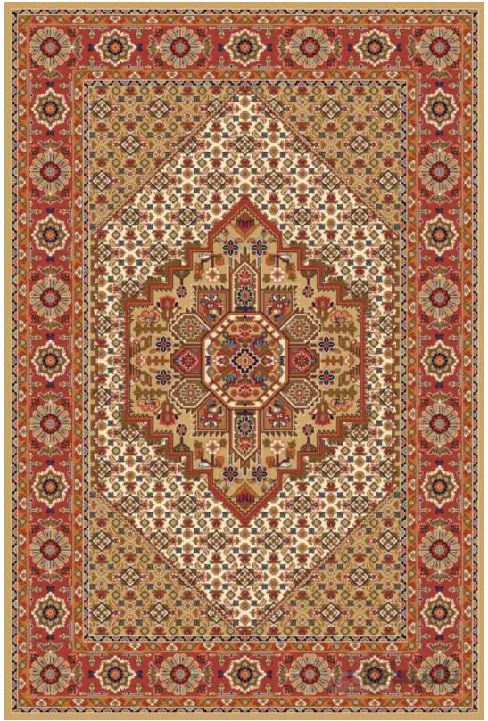 فرش ستاره کویر یزد کلکسیون شاهسون طرح B-40A-5104