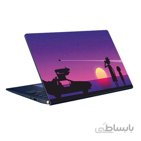 اسکین لپ تاپ طرح Rick&Morty کد ۱۸