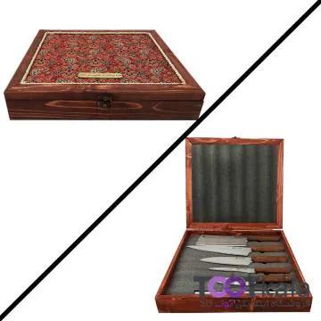 سرویس 6 پارچه نفیس چاقوی آشپزخانه الماس زنجان 128