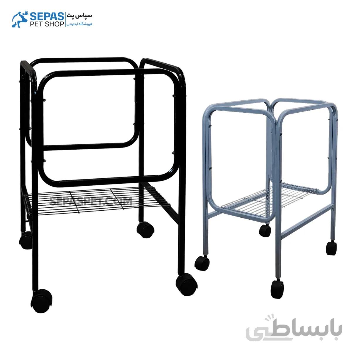 پایه قفس پرنده – پایه فلزی دوکاره قفس 1032 ، 1033 و … طوطی سانان