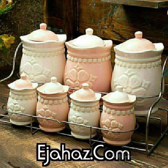 پاسماوری سرامیکی 7 پارچه لارن صورتی