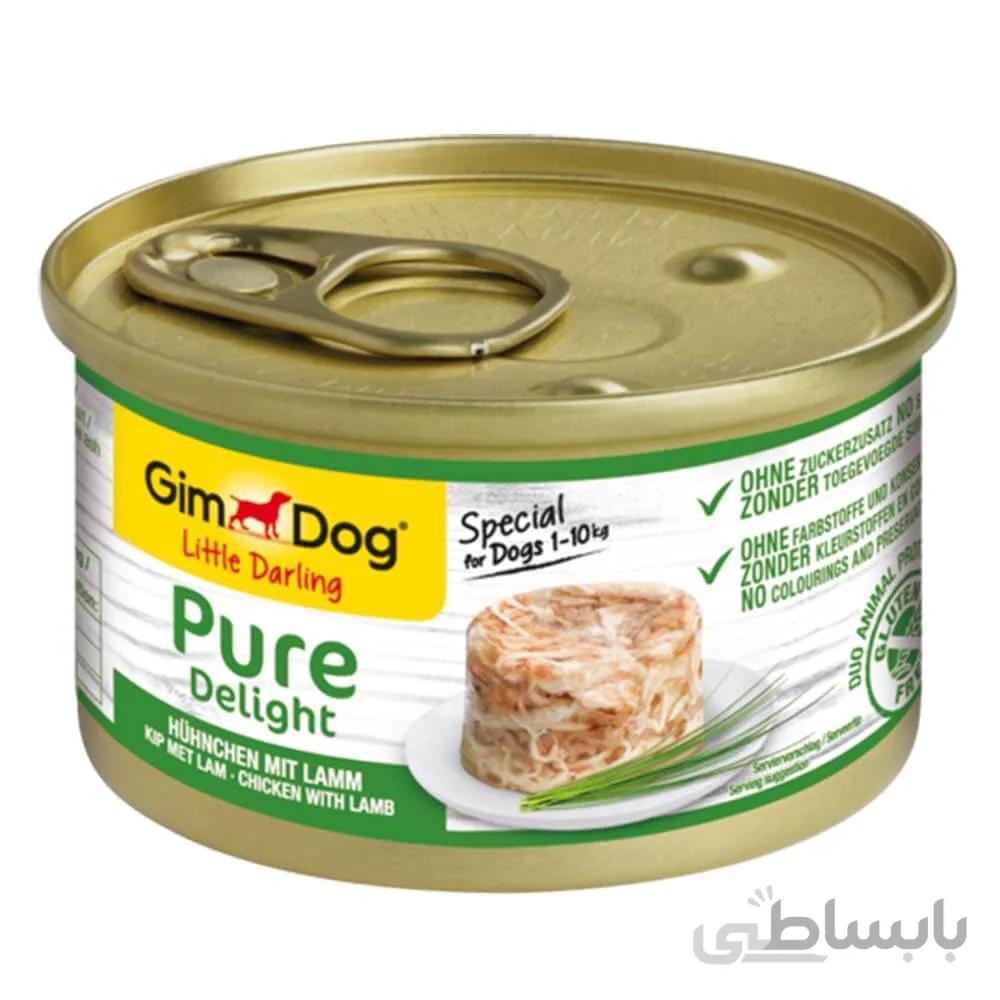 کنسرو سگ جیم داگ مدل Pure Delight طعم مرغ و بره وزن ۸۵ گرم