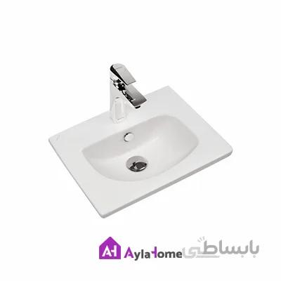 روشویی روکابینتی مروارید مدل کاپریس 45 درجه دو