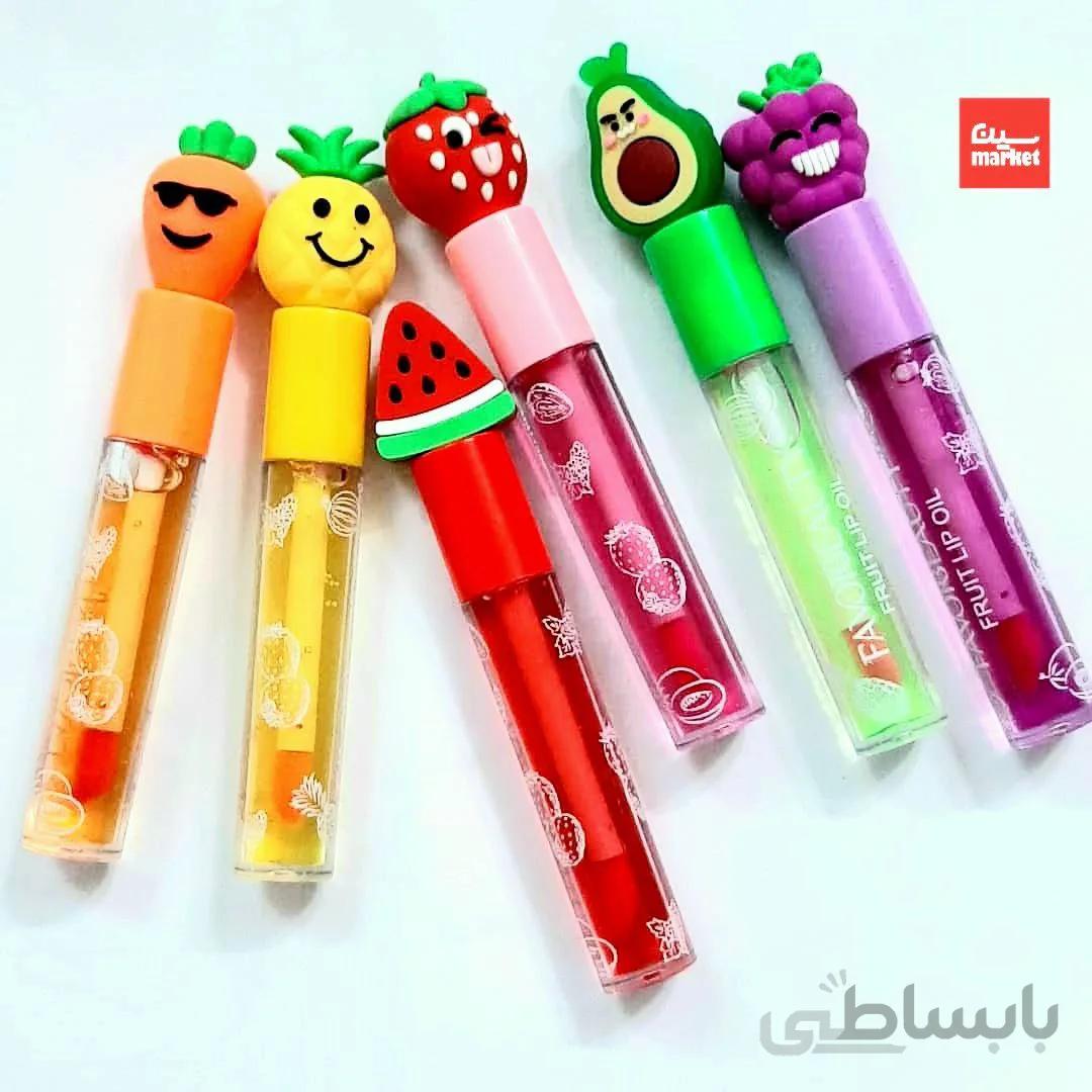 لیپ گلاس حرارتی استیکر میوه ای فیور بیوتی (fruit lip oil)