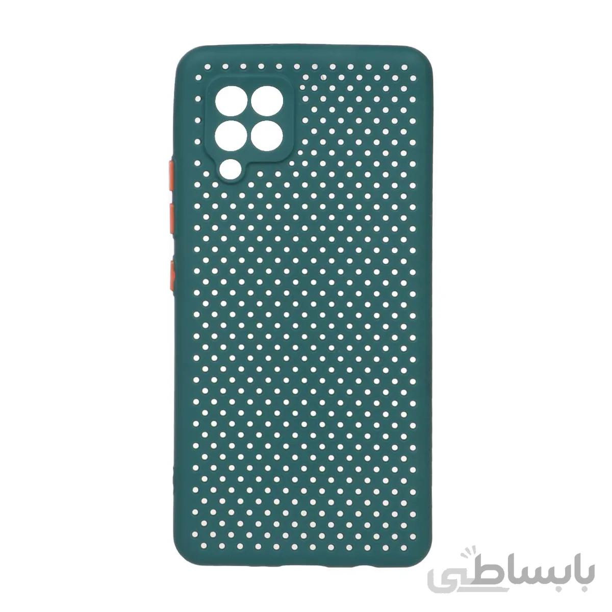 قاب توری محافظ لنزدار Samsung A42 - سبز تیره - CH