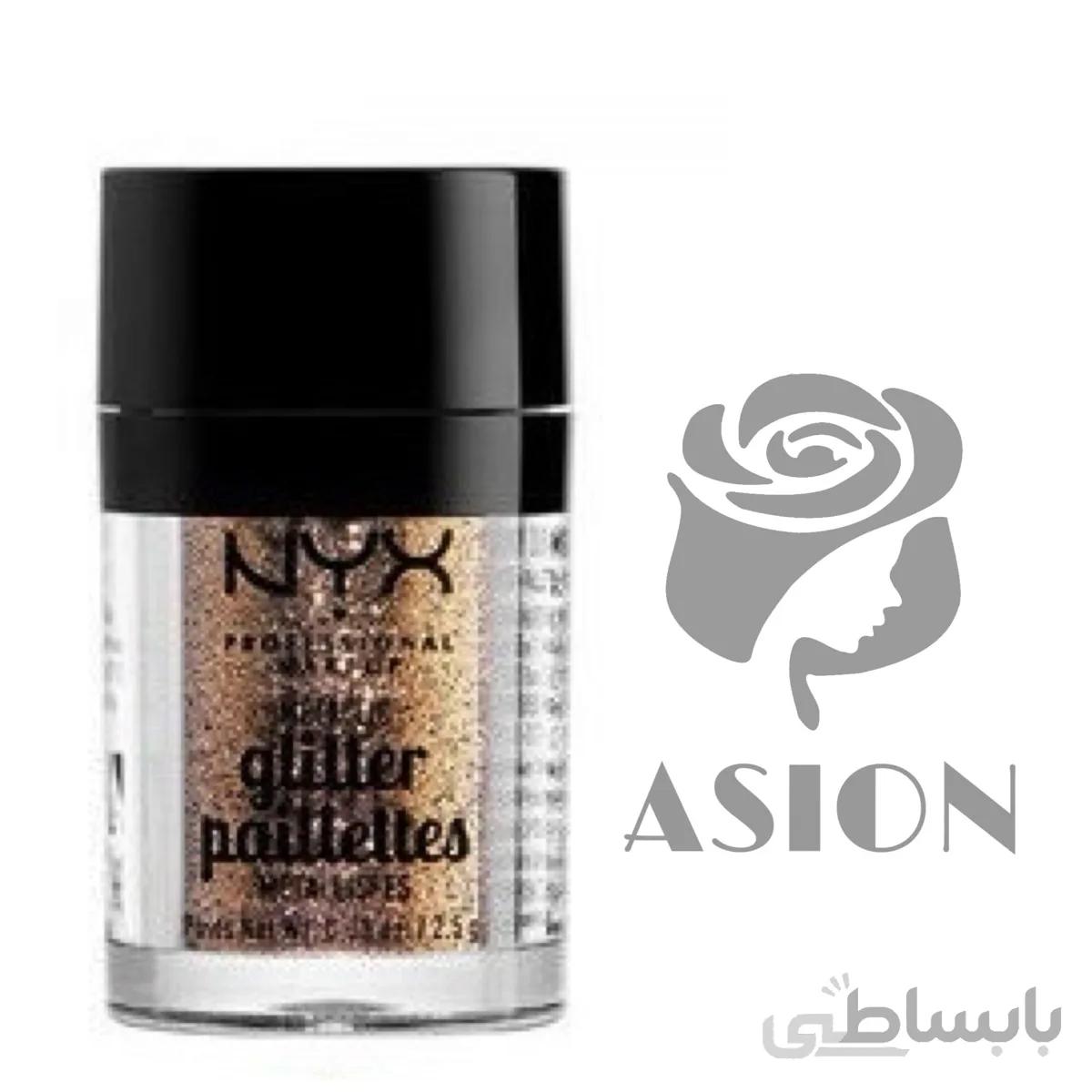 گیلتر glitter paillettes نیکس NYX