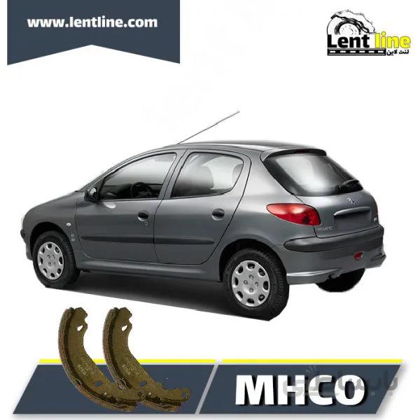 لنت ترمز عقب 206 تیپ 2 برند MHCO