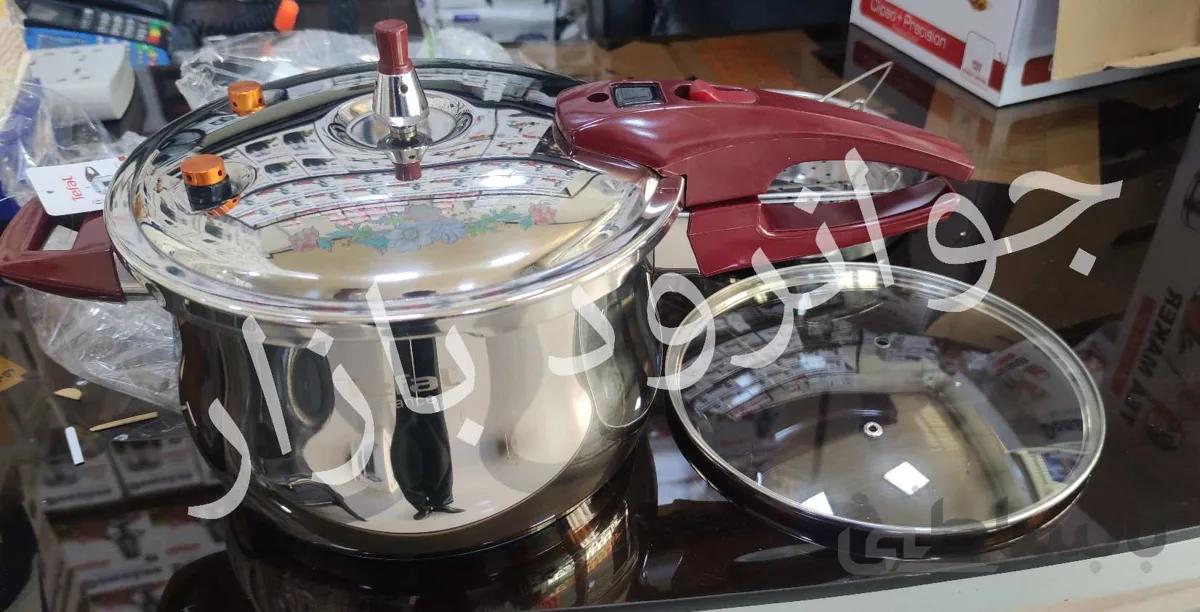 زودپز دسته دار تفال 6 لیتر Tefal 6L inox