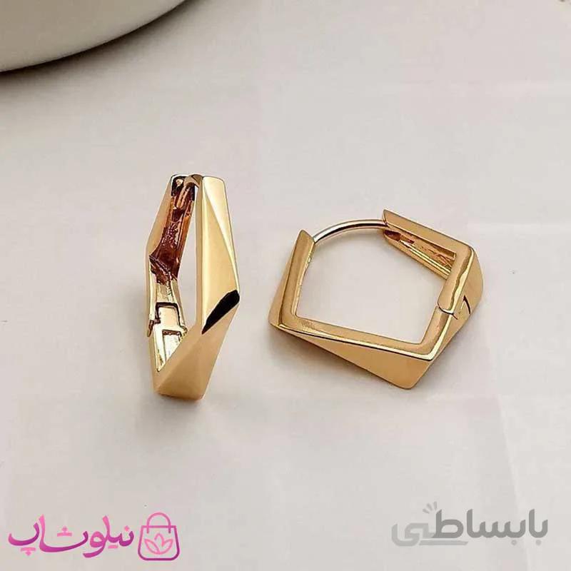 گوشواره زنانه چند ضلعی ژوپینگ کد 332