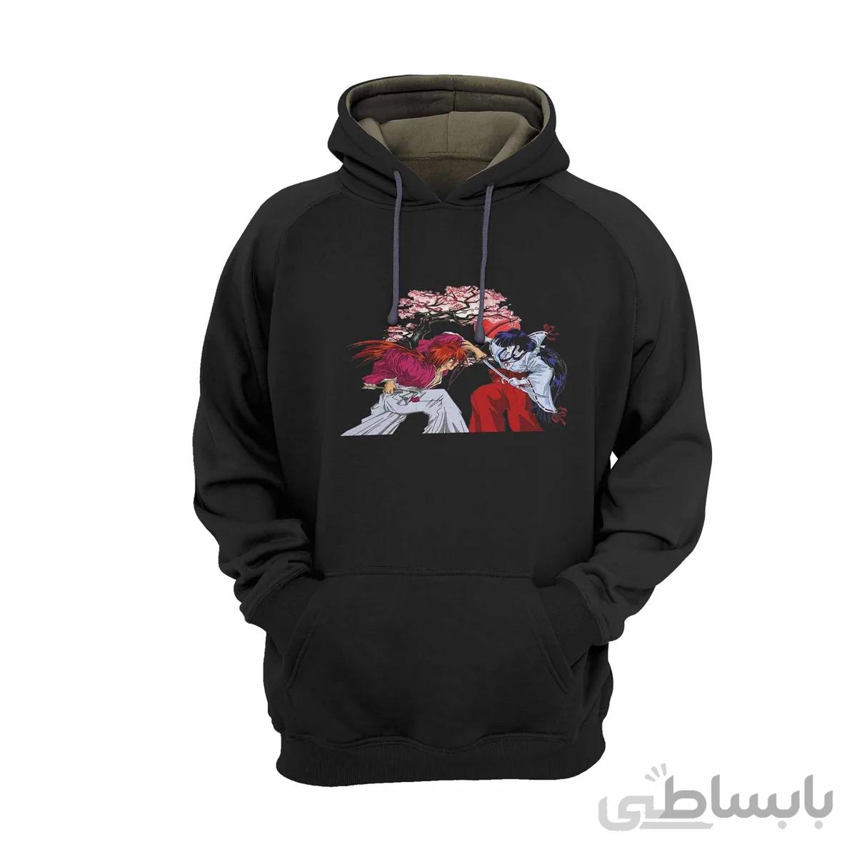 هودی مشکی طرح انیمه رورونی کنشین Rurouni Kenshin کد KCT10458 کد 285237