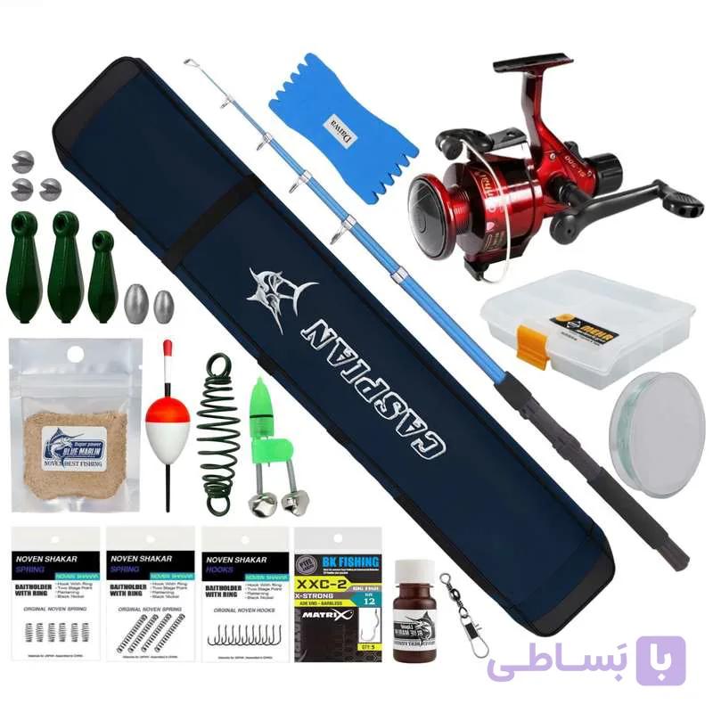 لوازم ماهیگیری مدل KM304 مجموعه 65 عددی