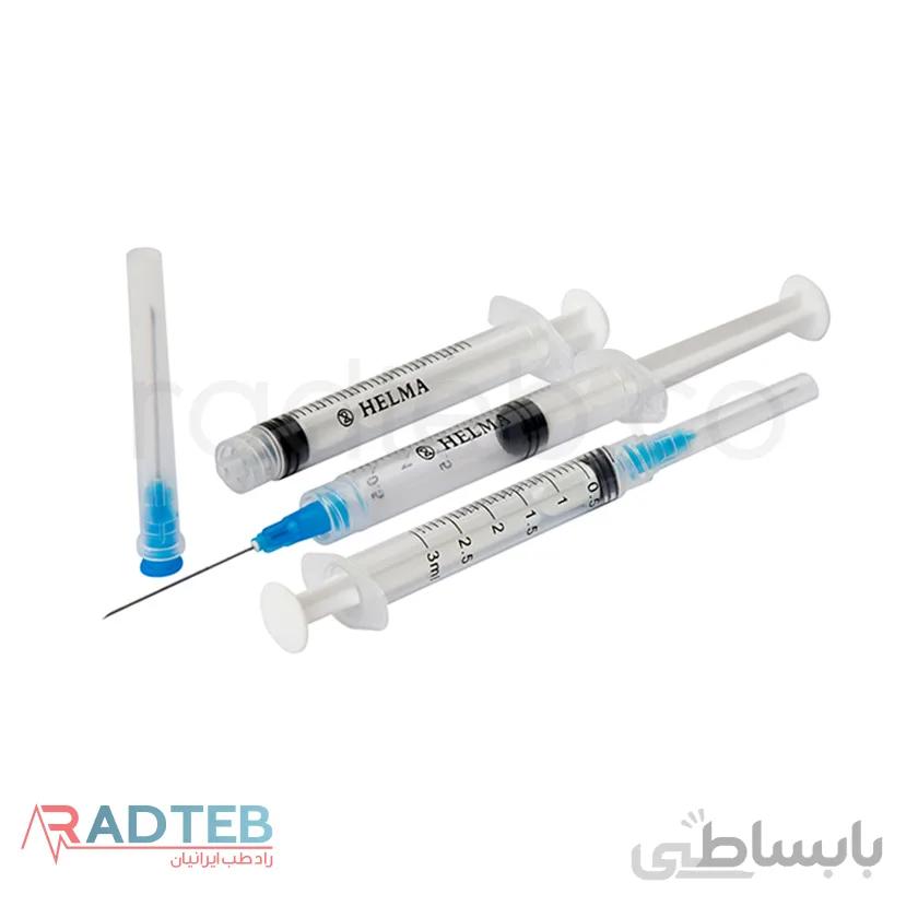 سرنگ 3 سی سی پیچی لوئرلاک حلما طب