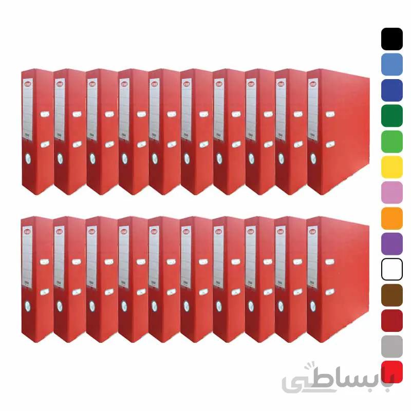 زونکن A4 کتان مدل اینگل با عطف 7.5 سانت بسته 20 عددی