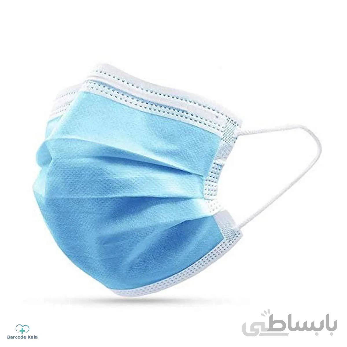 ماسک سه لایه ابی بسته 50 تایی هانی ماسک