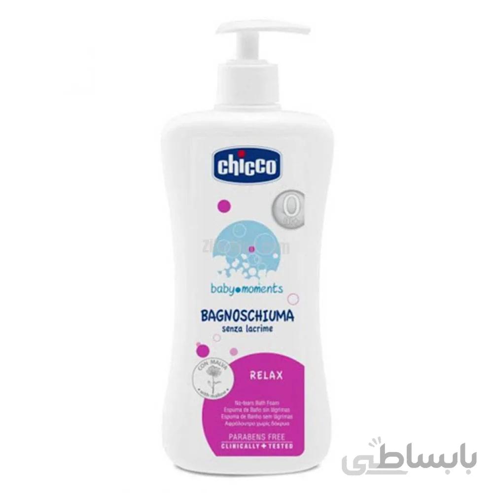 فوم شستشوی سر و بدن چیکو chicco مخصوص کودکان مدل RELAX حجم 500 میل