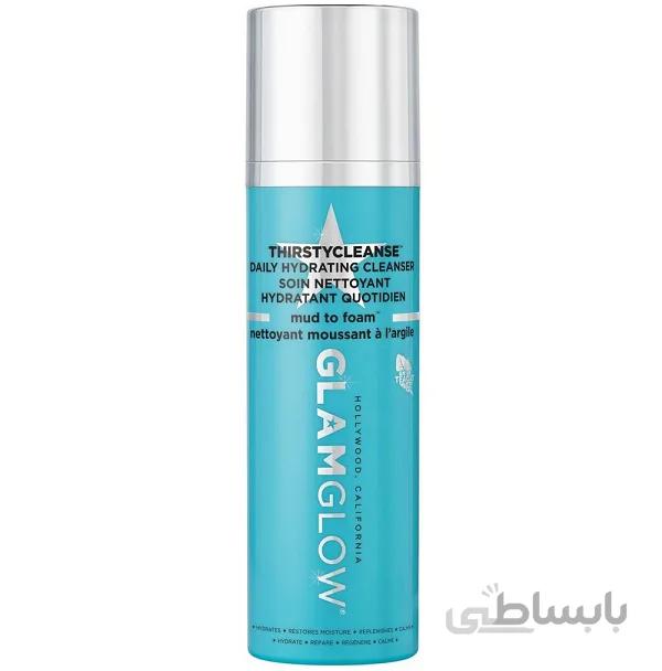 ژل شستشو آبرسان و پاکسازی آرایش گلم گلو GLAMGLOW | حاوی آب نارگیل، مناسب پوست خشک آقایان و خانم‌ها | ۱۵۰ میل ا GLAMGLOW ThirstyCleanse Daily Hydrating Cleanser | 150ml