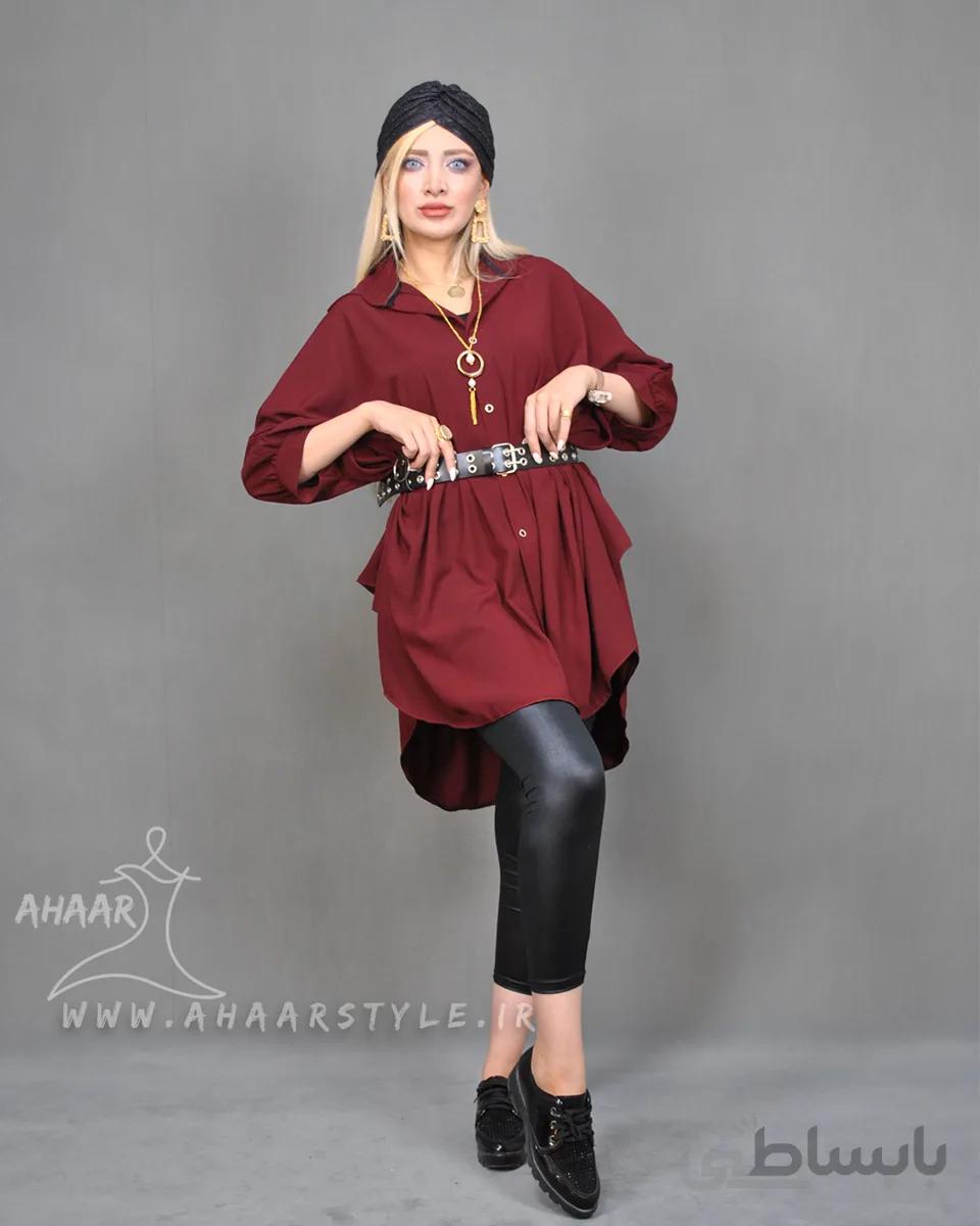 شومیز مانتویی دو کاره T019