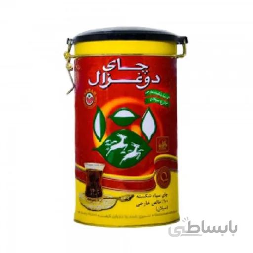 چای ساده 400 گرمی قوطی دوغزال