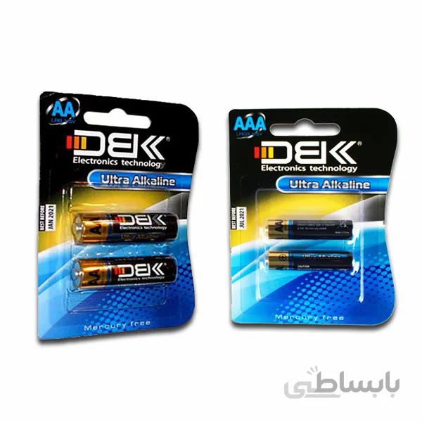 باتری قلمی آلکالین کارتی جفتی دی بی کی