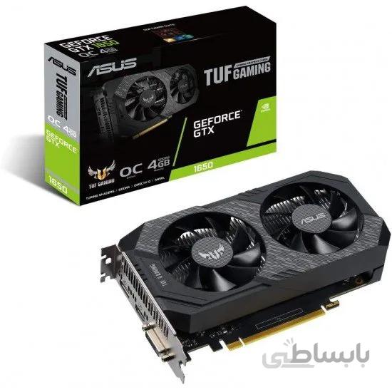کارت گرافیک مخصوص بازی ایسوس مدل ASUS TUF GTX 1650 O4G GAMING