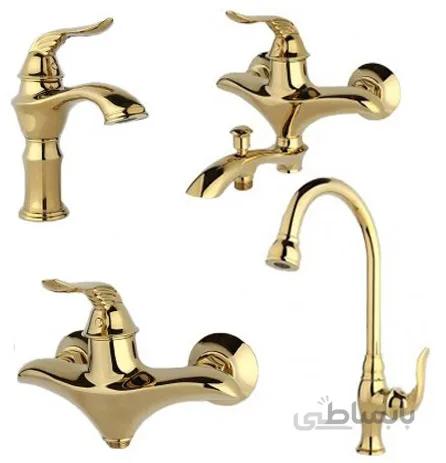 ست شیرآلات پریمو طلایی راسان ا Rassan Primo Set