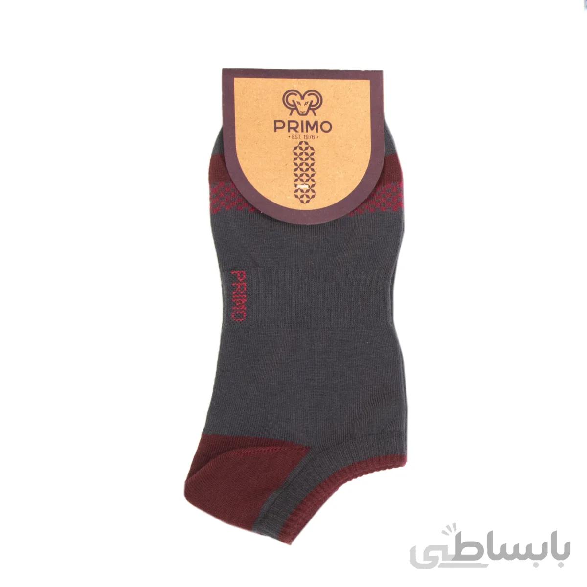 جوراب پنبه ای مردانه مدل مچی جلو چهارخانه 94000703