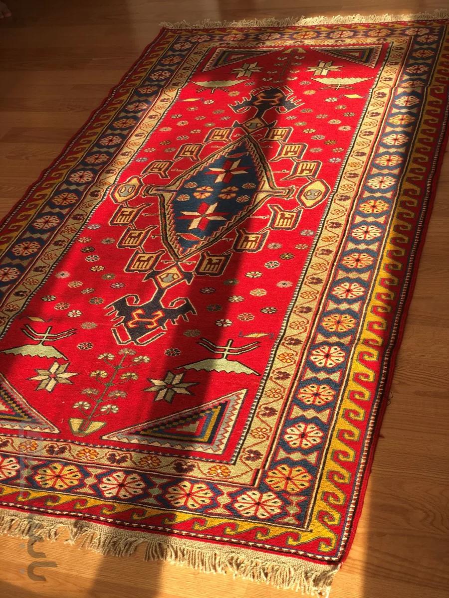 گلیم ورنی دستبافت رج Code 48 ا Persian handmade kilim