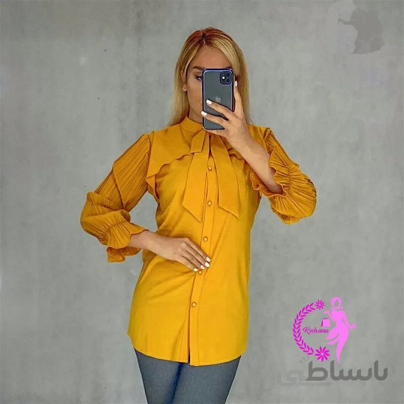 شومیز یقه پاپیونی