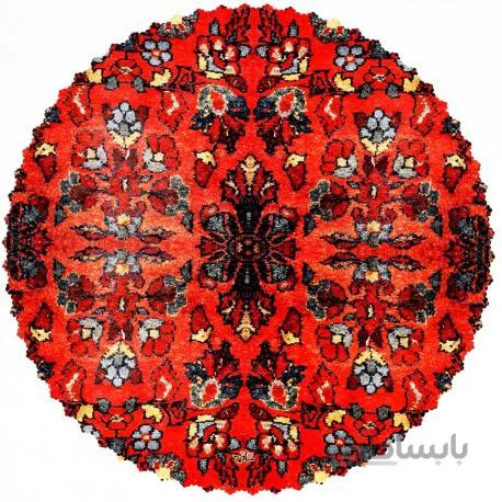 رومیزی مخمل گرد گلیم