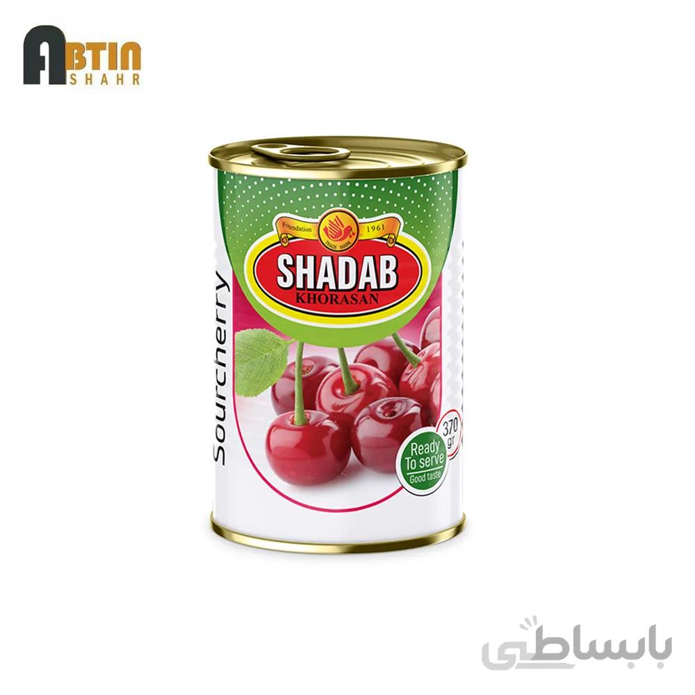 کمپوت آلبالو شاداب خراسان ۳۷۰ گرم_۱۲ عددی