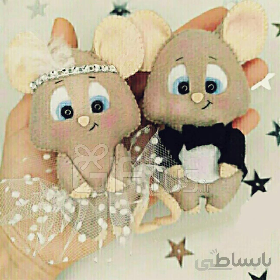 گیفت نامزدی و عروسی خانم و آقای موش