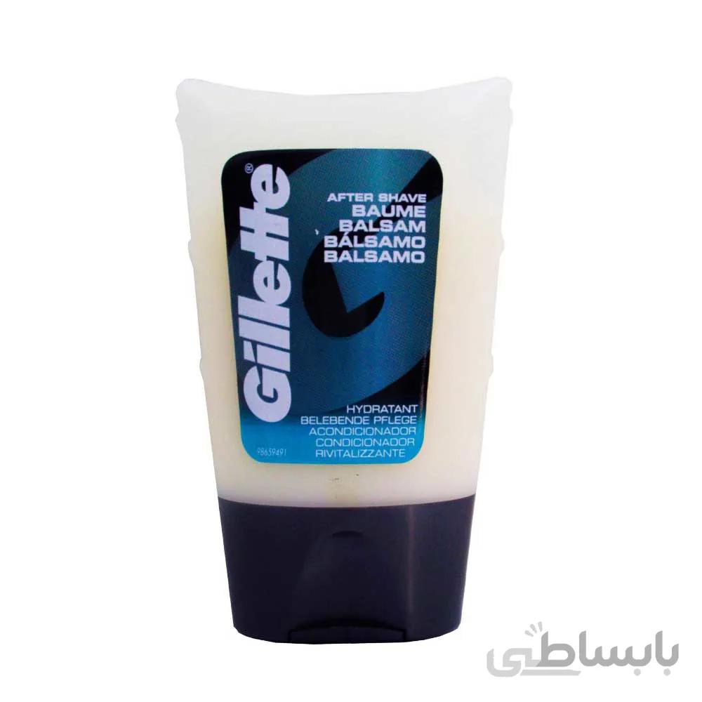 بالم افترشیو GILLETTE مناسب پوست حساس حجم 75میلی لیتر ا after shave gillette model balm for sensitive skin 75ml