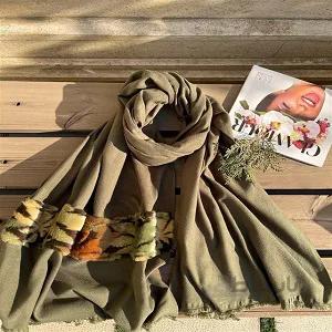 شال موهر سبز مزونی