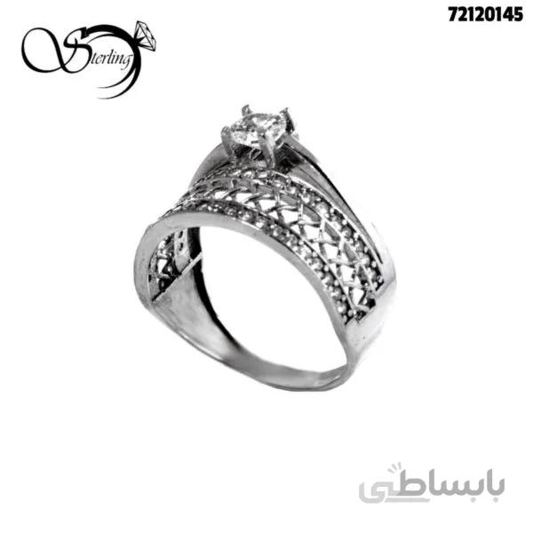 انگشتر نقره زنانه کد:۱۸۷۳